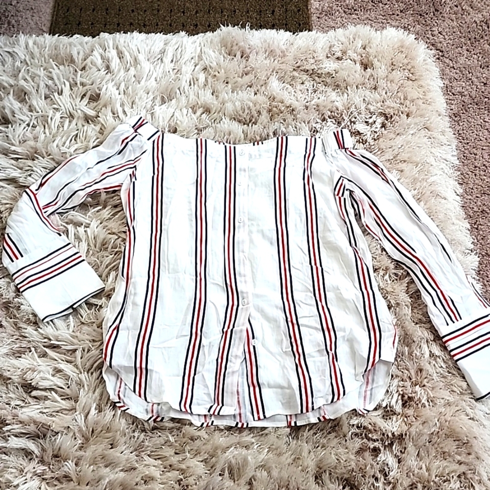 NWT Esley striped blouse